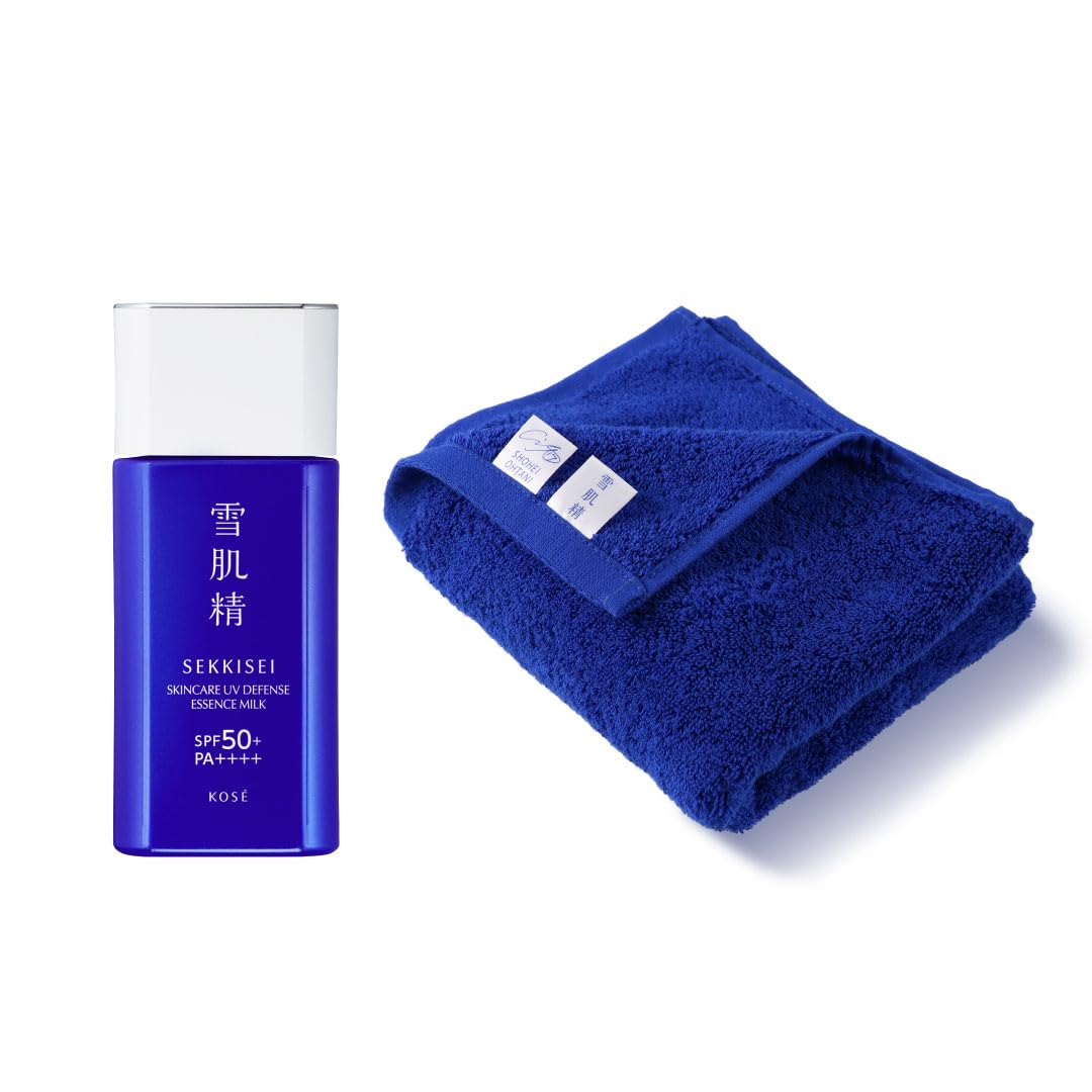 Sekkisei UV Essence Milk SPF50+ 60g with Limited Edition Towel