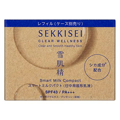 Sekkisei Smart Milk Pact 15g Japanese Skincare with SPF43
