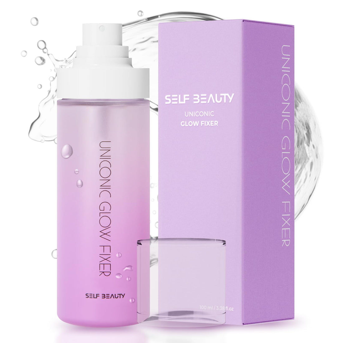 self beauty Unicornic Glow Makeup Fixer 100ml for Hydration and Shine