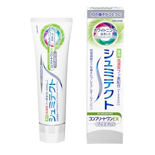 Kusuri-yō Shumitekuto Complete One EX Premium Medicinal Toothpaste Fresh Citrus 90g