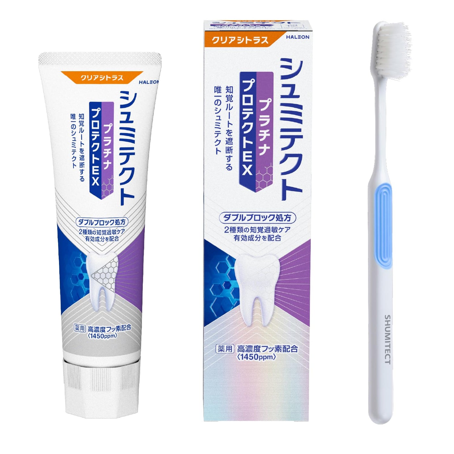 Sensodyne Platinum Protect EX Clear Citrus Toothpaste for Sensitive Teeth Care