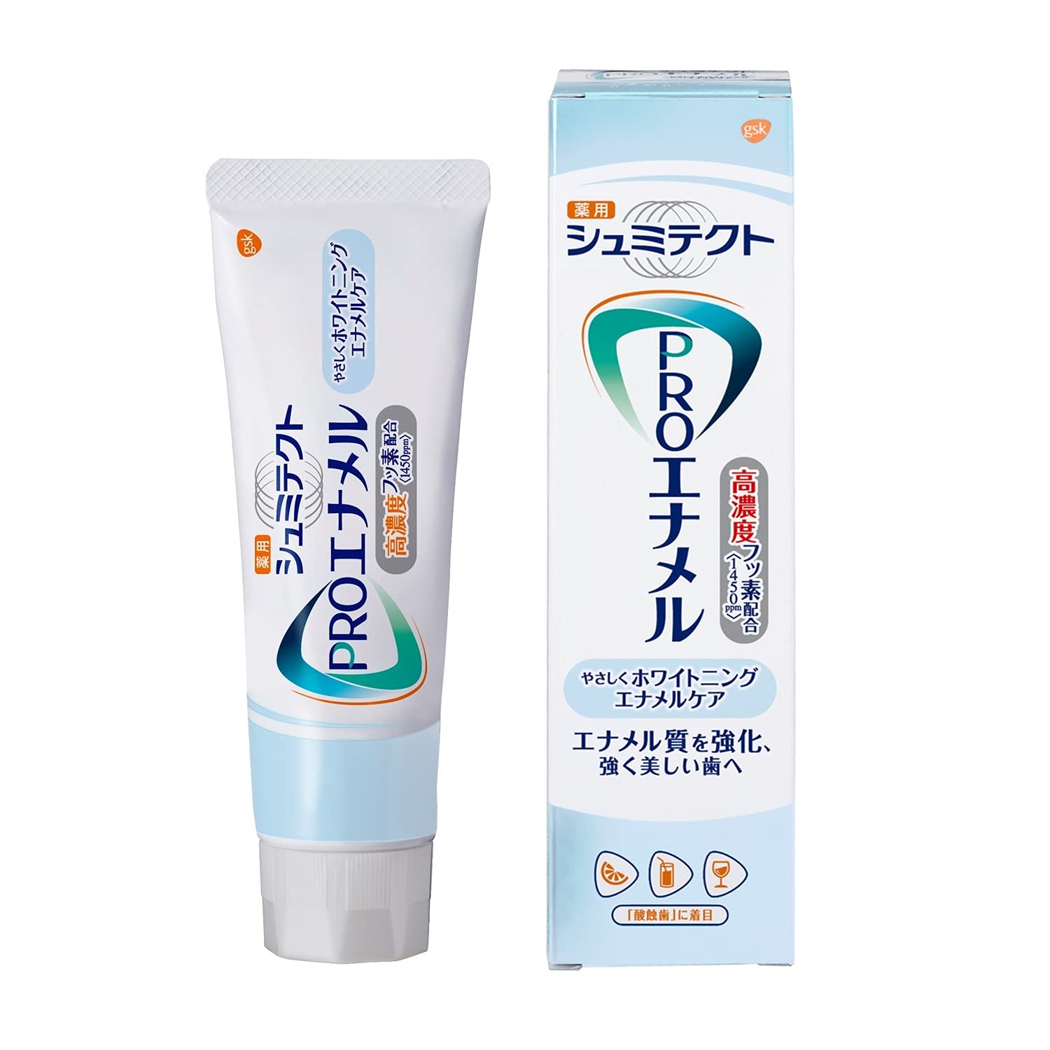 Schmidt Pro Enamel Gentle Whitening Enamel Care [Quasi-Drug] Toothpaste Sensitive Care High Concentration Fluoride Content <1450ppm> 90 grams (x 1)