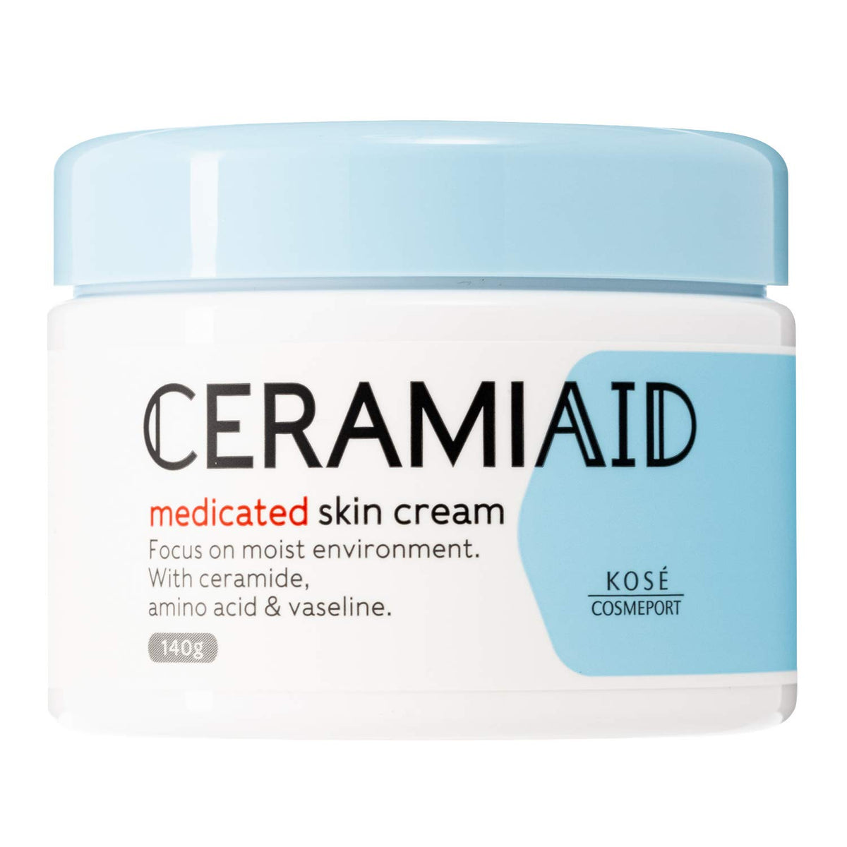 CeramAid Skin Cream by KOSE 140g Fragrance-Free Moisturizer