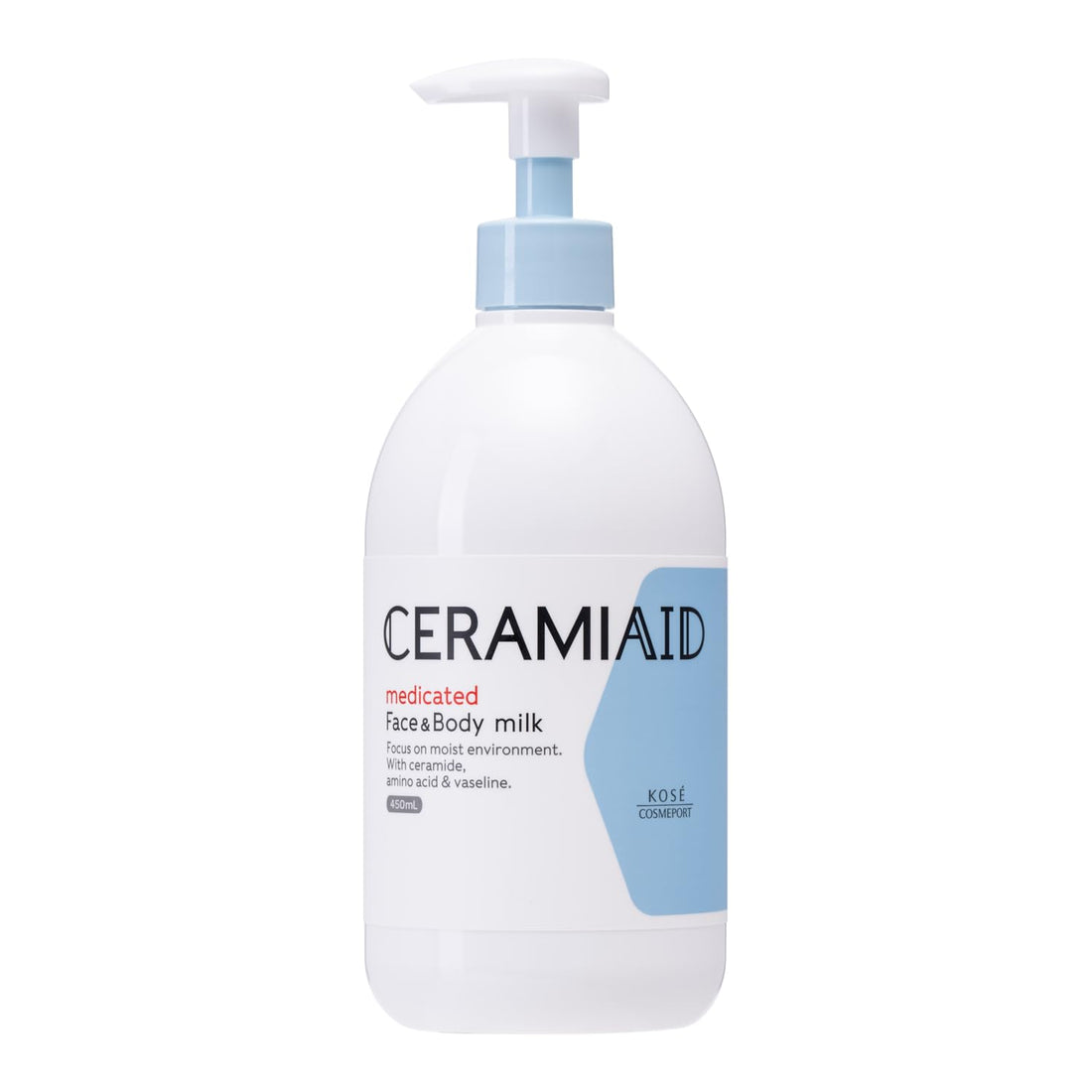 Ceramide Aid Skin Milk Moisturizer for Face and Body 450ml