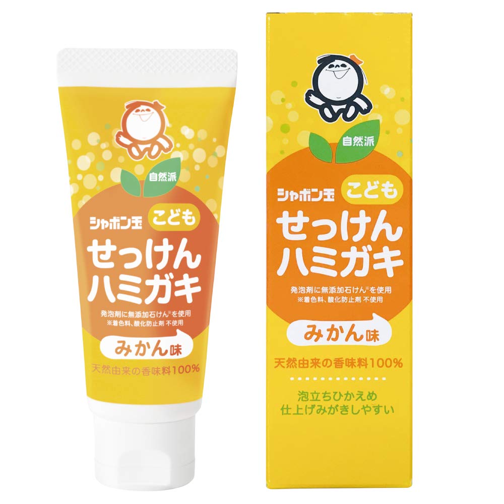 SHABONDAMA Savon Bulle Dentifrice pour Enfants 50g