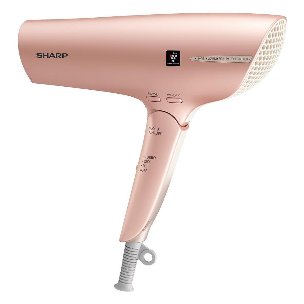 SHARP Plasma Cluster Hair Dryer IB-NP9-P Pink Low Heat Fast Drying