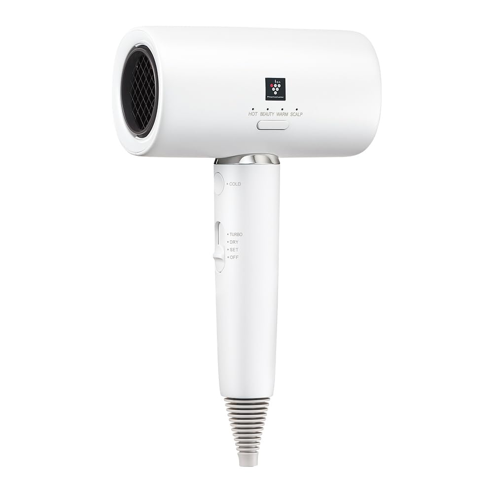 SHARP Sèche-cheveux Plasma Cluster Beauté IB-P801-W Luminous White