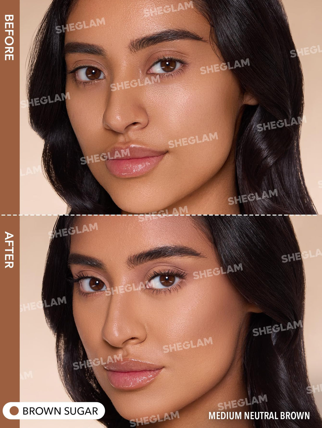 SHEGLAM Liquid Bronzer Waterproof Long-Lasting Contour Brown Sugar