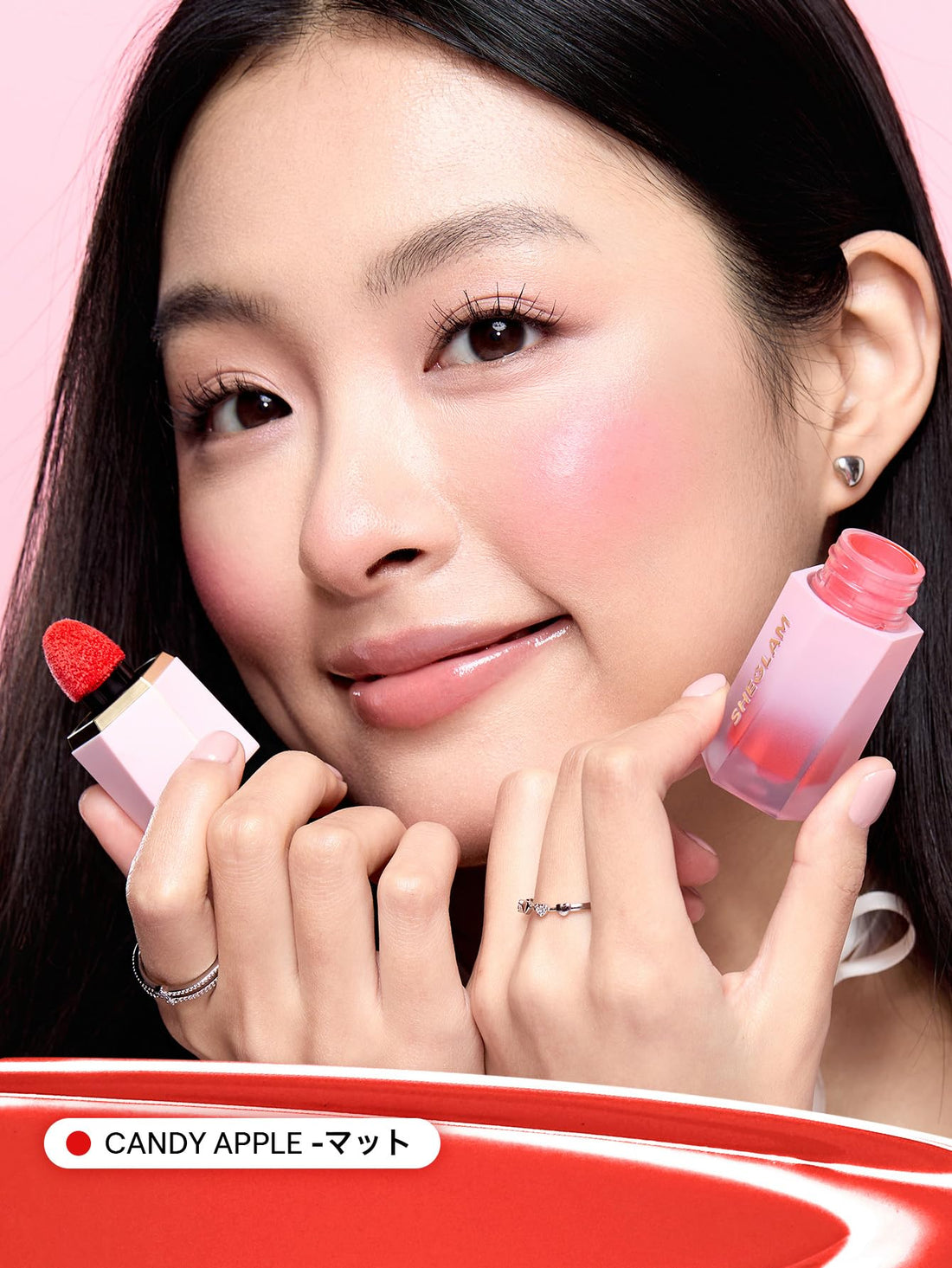 SHEGLAM Color Bloom Liquid Blush Candy Apple 25 Shades Available