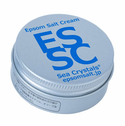 Sea Crystals Epsom Salt Cream Moisturizer 30g for Japanese Skincare