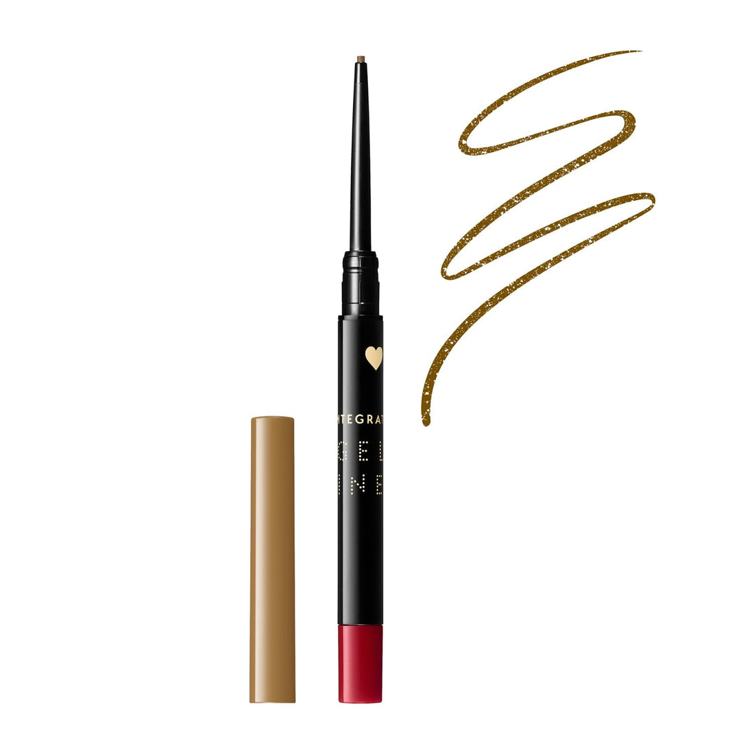 SHISEIDO Integrate Snipe Gel Liner S BR520 Caramel Brown Eyeliner 0.07g