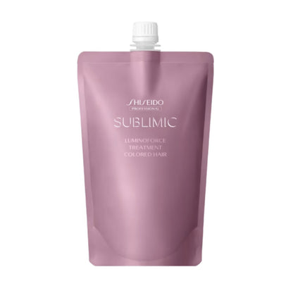 Shiseido Sublimic Lumino Force Traitement 450g pour Cheveux Brillants