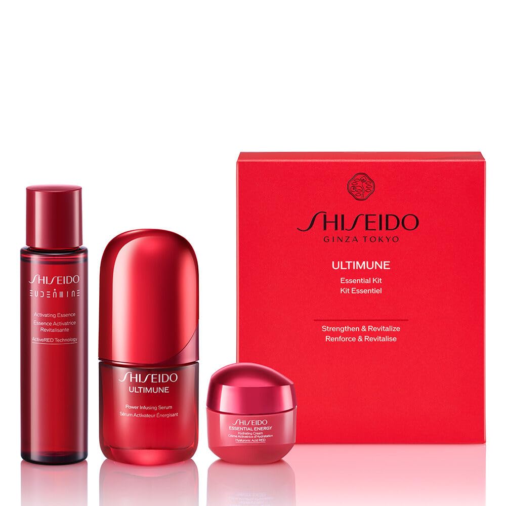 SHISEIDO GINZA TOKYO Essential Skincare Kit with Serum and Cream