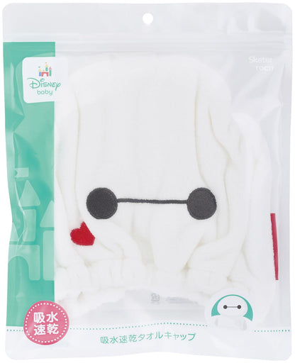 Skater Quick-Drying Animal Towel Cap for Bath Use 23cm x 17cm