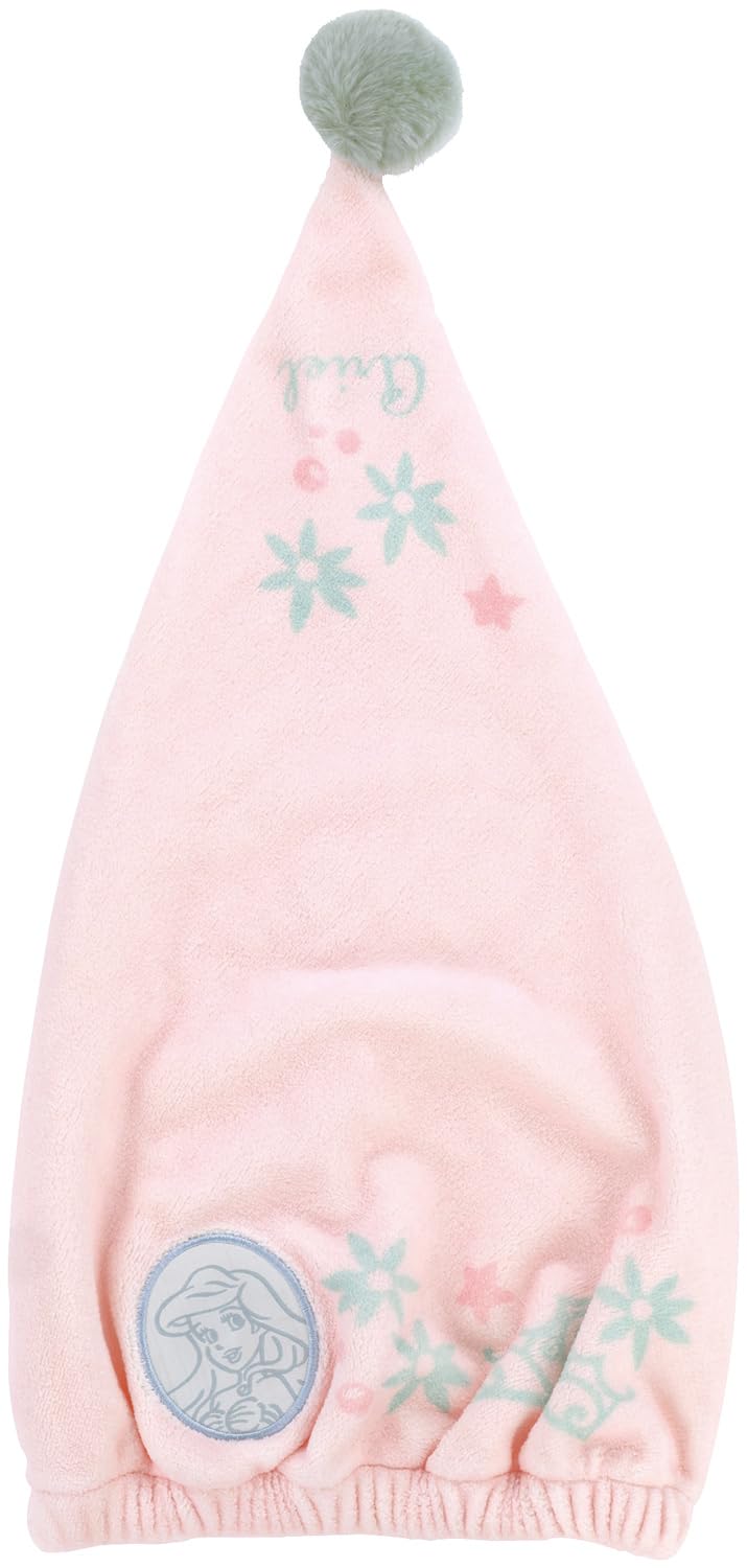 Skater Quick-Dry Towel Cap for Hair Care Featuring Disney Princess Ariel