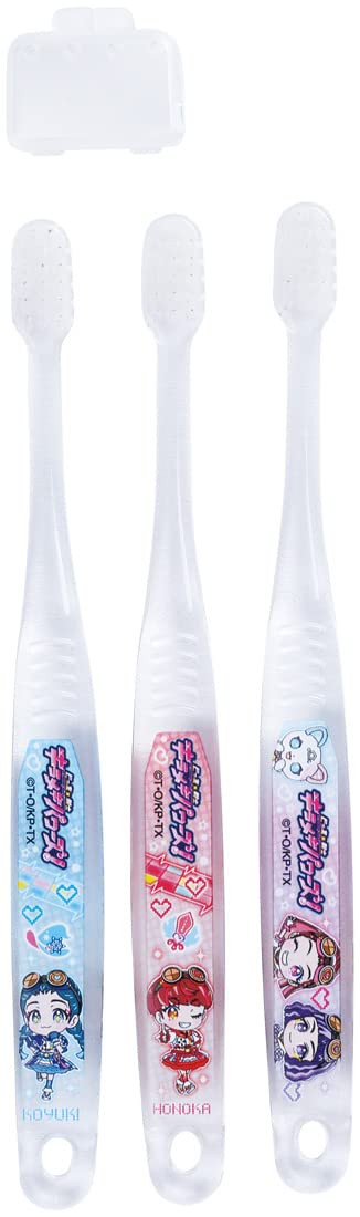 Skater Toothbrush for Preschoolers 3-5 years Soft Clear 3 pieces Kirameki Powers TBCR5T-A