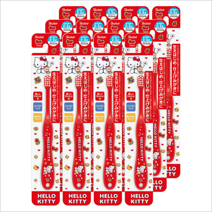 Skater Infant Toothbrush Set 12-Piece Soft Bristles for Ages 0-3