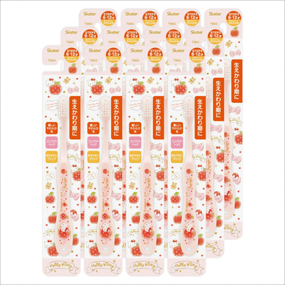 Skater Toothbrush Set for Kids Ages 6-12 Soft Hello Kitty Design