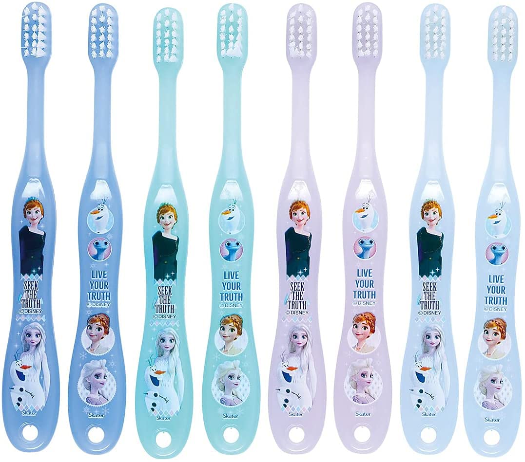 Skater Toothbrush for Preschoolers Soft 8 Pieces Disney Frozen 2