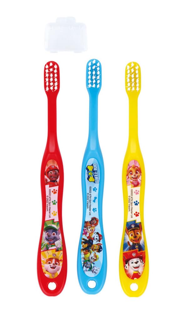 Skater Toothbrush for Preschoolers 14cm Soft Paw Patrol 3-Pack