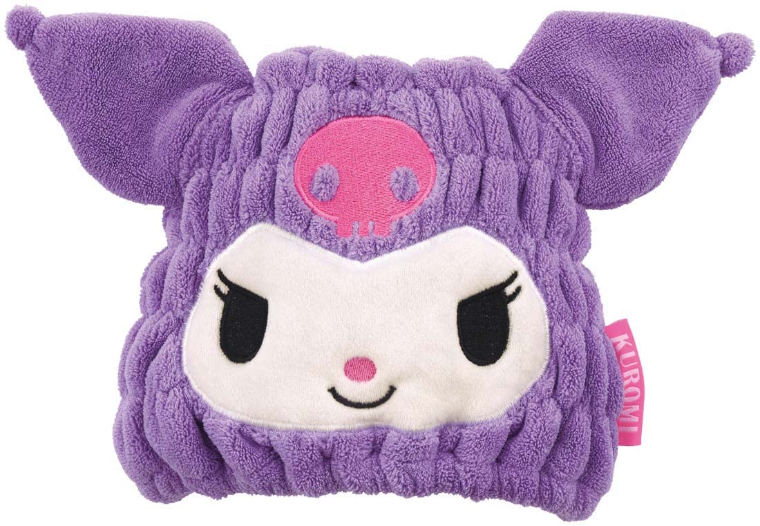 Skater Quick-Dry Animal Towel Cap Kuromi 23cm x 17cm