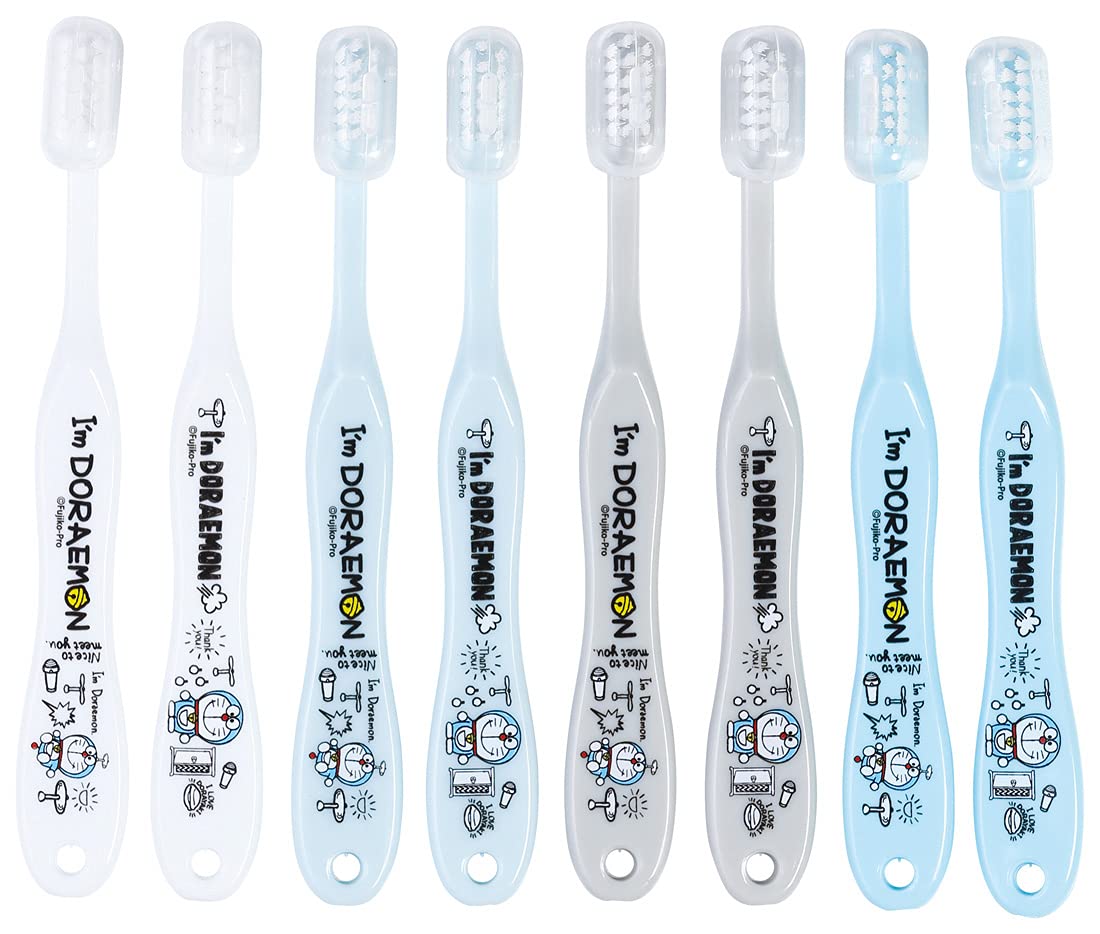 Brosse à dents Skater pour enfants de 3 à 5 ans, douce, 8 pièces, 14 cm, I&