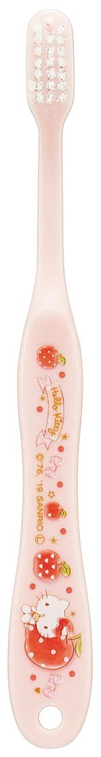 Skater Hello Kitty Toothbrush for Kids Ages 6-12 with Medium Bristles