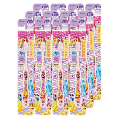 [Amazon.co.jp Exclusive] Skater Toothbrush 12-Piece Set for Elementary School Students Ages 6-12 Soft Disney Princess 15.5cm TB6S-A