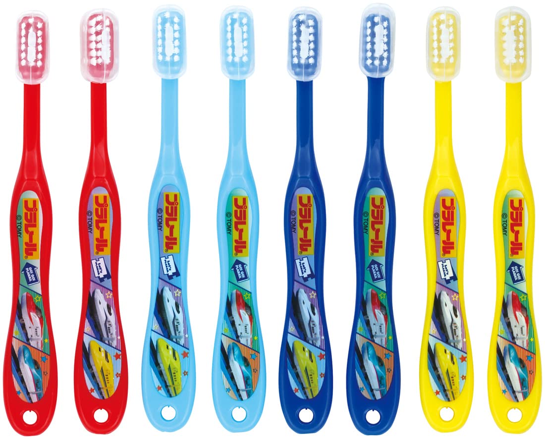Skater Brosse à dents pour enfants, souple, 8 pièces, 14 cm