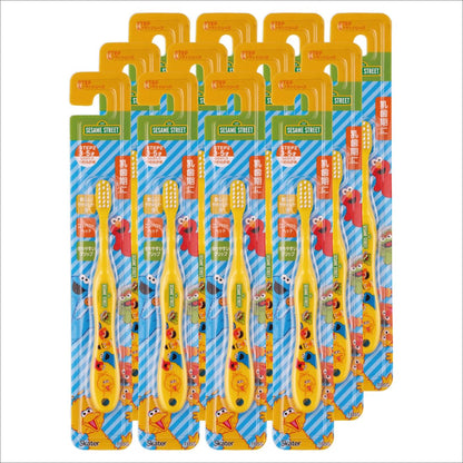 【Amazon.co.jp限定】 スケーター(Skater) 歯ブラシ 12本セット 園児用 3-5才 やわらかめ セサミストリート 14cm TB5S-A