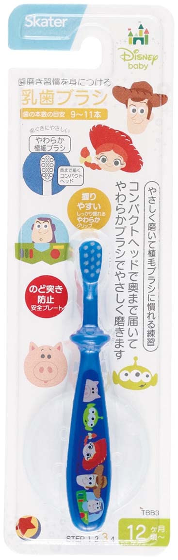 Skater Infant Toothbrush Toy Story Design for 12 Months and Up