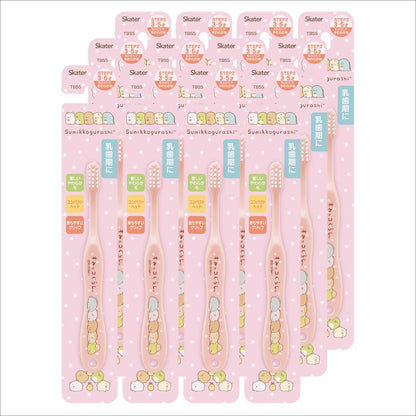 【Amazon.co.jp限定】 スケーター(Skater) 歯ブラシ 12本セット 園児用 3-5才 やわらかめ すみっコぐらし 14cm TB5S-A