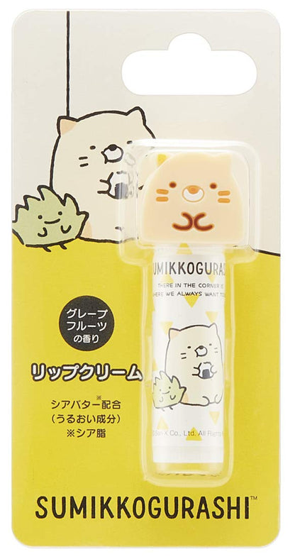 Skater Lip Cream with Mascot Cat Grapefruit Scented Balm