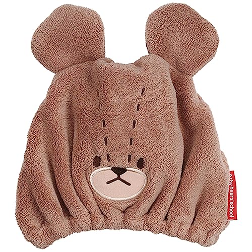 Skater Quick-Dry Animal Towel Cap for Kids 23x17cm