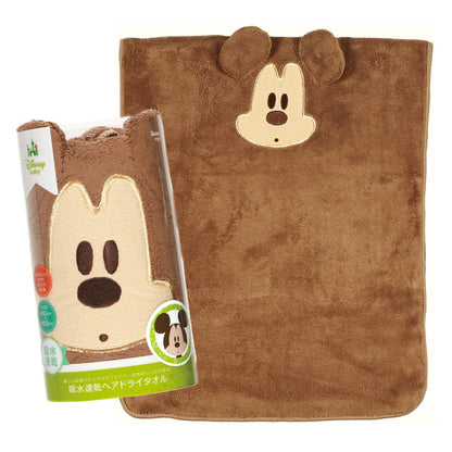 Skater Absorbent Quick-Dry Hair Drying Towel Disney Mickey Mouse 40×100cm TOH1-A