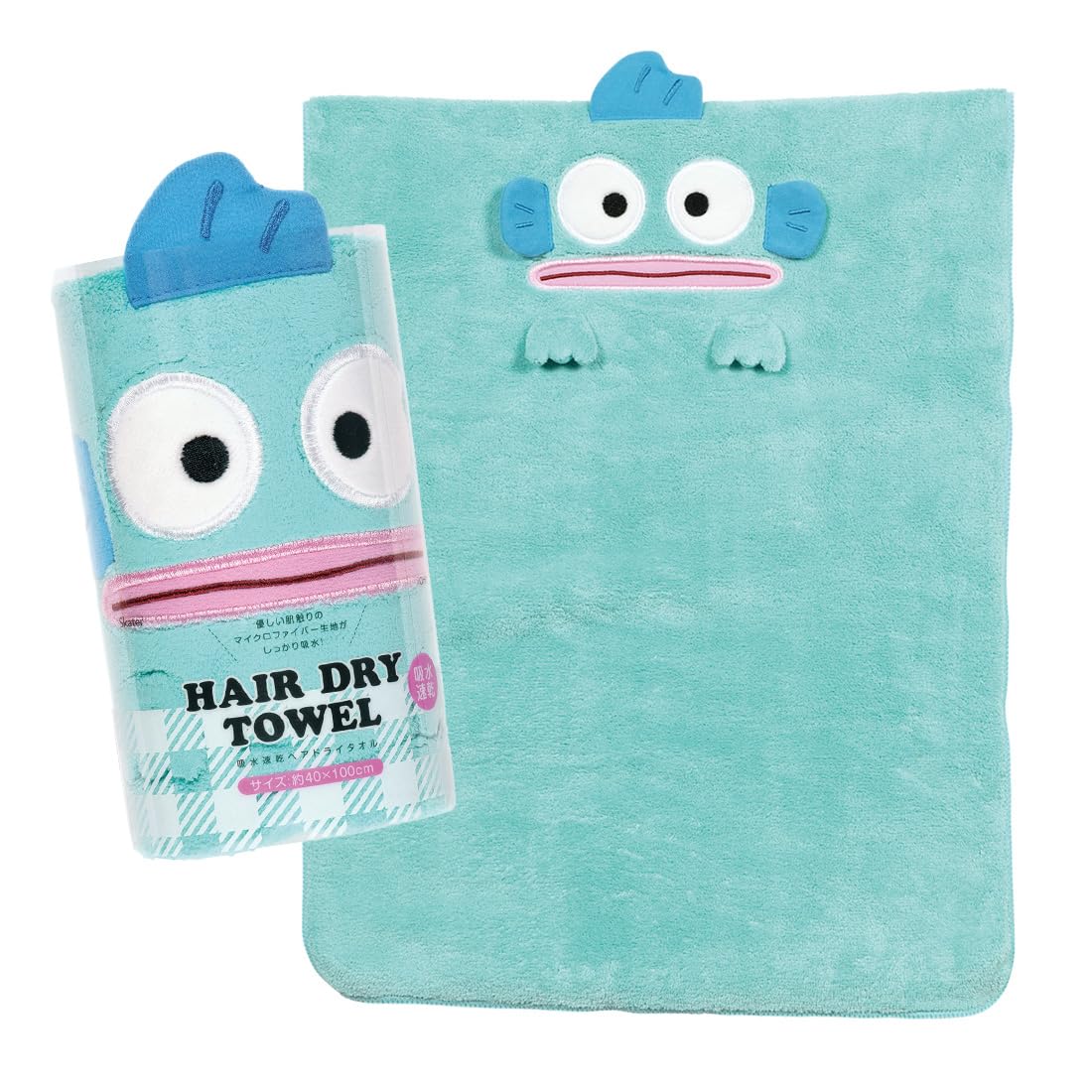 Serviette de séchage rapide pour cheveux Skater 40x100 cm