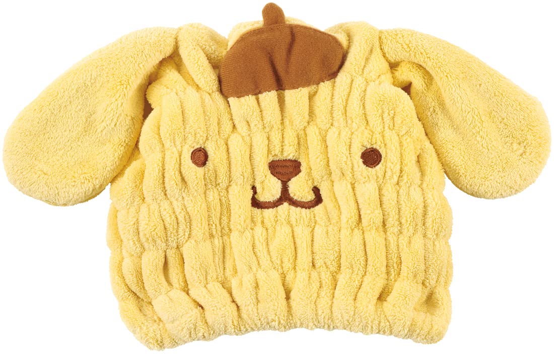 Skater Quick-Dry Animal Towel Cap Pompompurin 23x17cm
