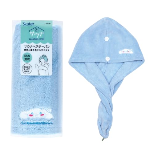 Skater Absorbent Quick-Dry Sauna Turban Hair Turban Hair Drying Towel Cinnamonroll Funyumaru Sanrio BSTB1-A