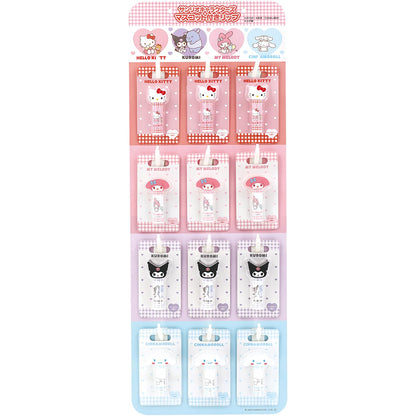 Skater Lip Cream 24-Piece Set 4 Types x 6 Pieces Lip Mascot Moisturizing Sanrio Characters SET1088