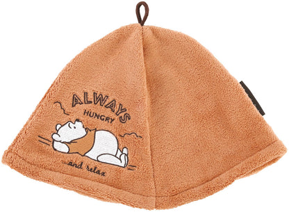 Skater Sauna Hat Sauna Cap Head Circumference 64cm Quick-Dry with Loop Disney Winnie the Pooh BSHT1