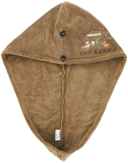 Skater Sauna Turban Hair Turban Hair Drying Towel Quick-Drying Disney Chip &amp; Dale BSTB1