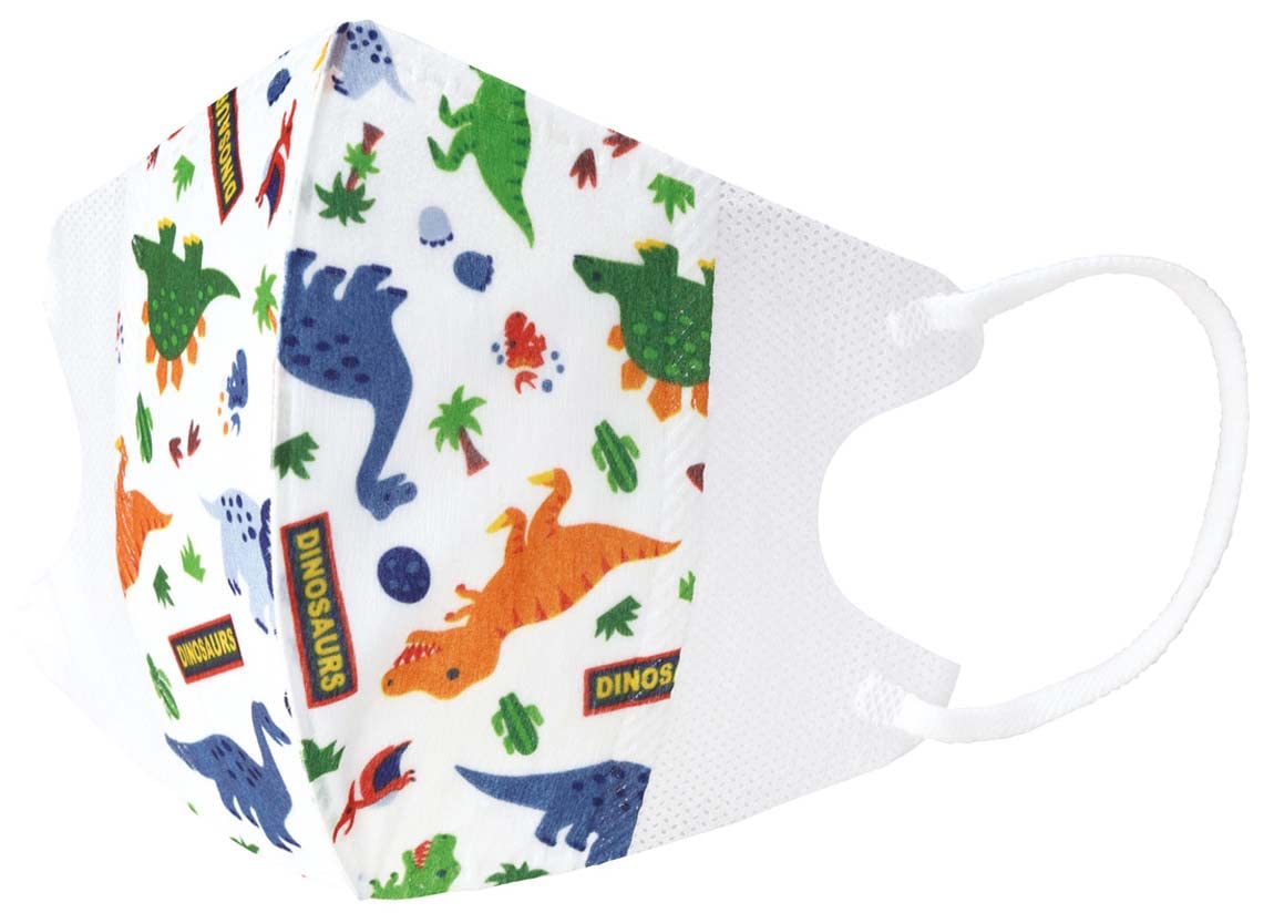 Skater Three-Layer Non-Woven 3D Mask for Children 7 Pieces