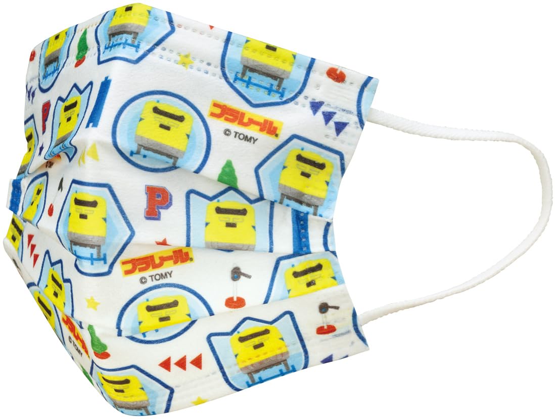 Skater Non-woven Fabric Mask for Children 7 Pieces with Three-layer Structure