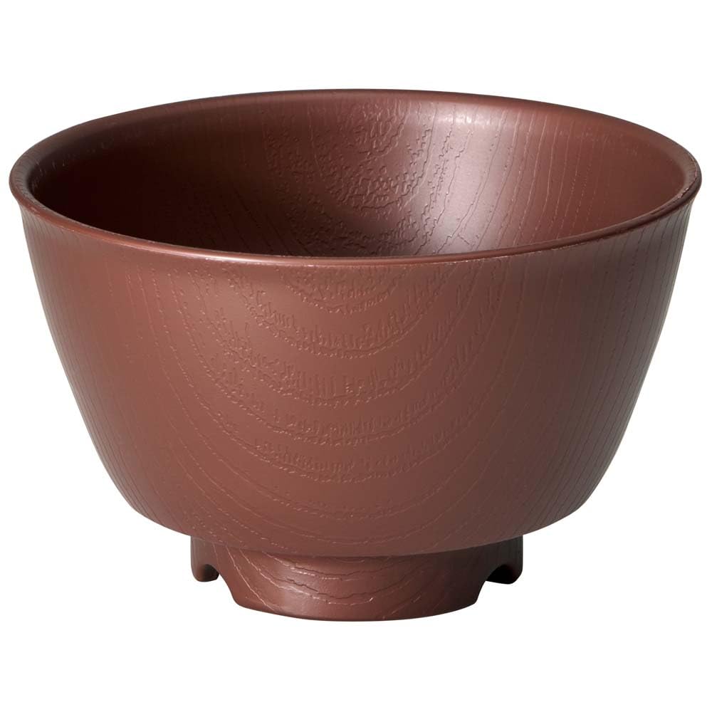 Skater Easy Grip Bowl 370ml Plastic Brown Wood Grain