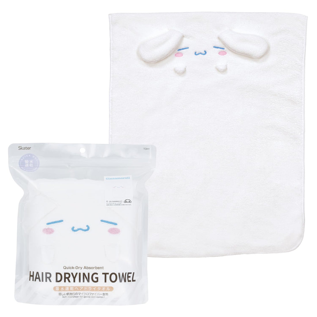 Skater Hair Drying Towel 40x100cm for Quick Absorption and Comfort