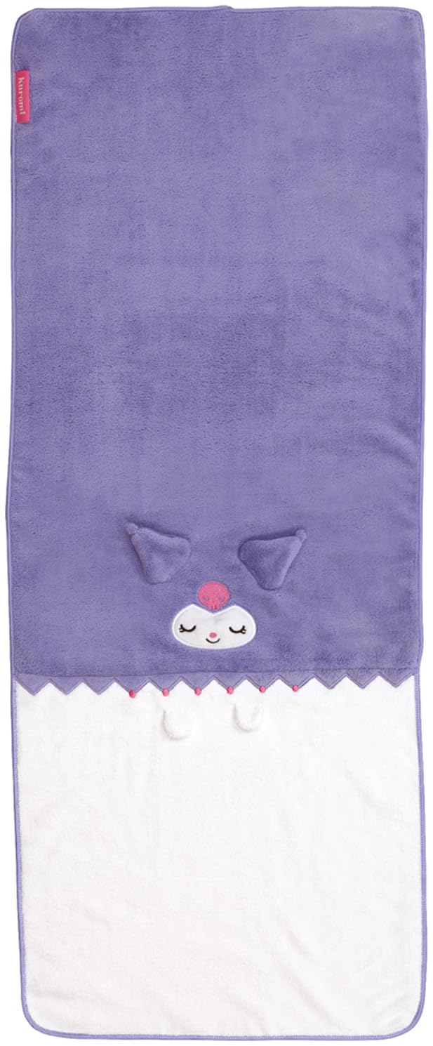 Skater Hair Drying Towel 40x100cm Sanrio Kuromi Nemu Nemu