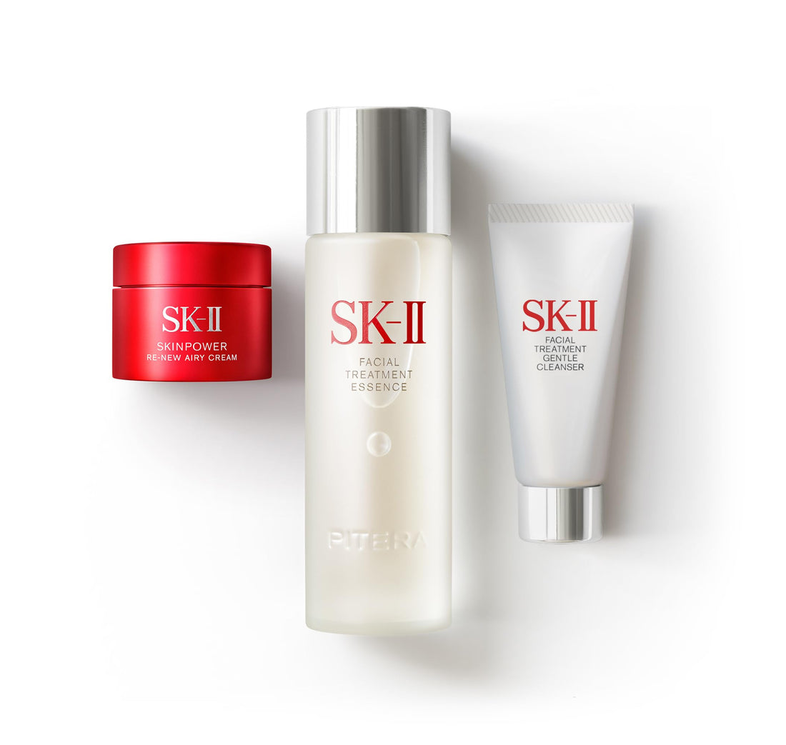 SK-II PITERA Youth Essentials Set Renew Edition, 20g + 75mL + 15g
