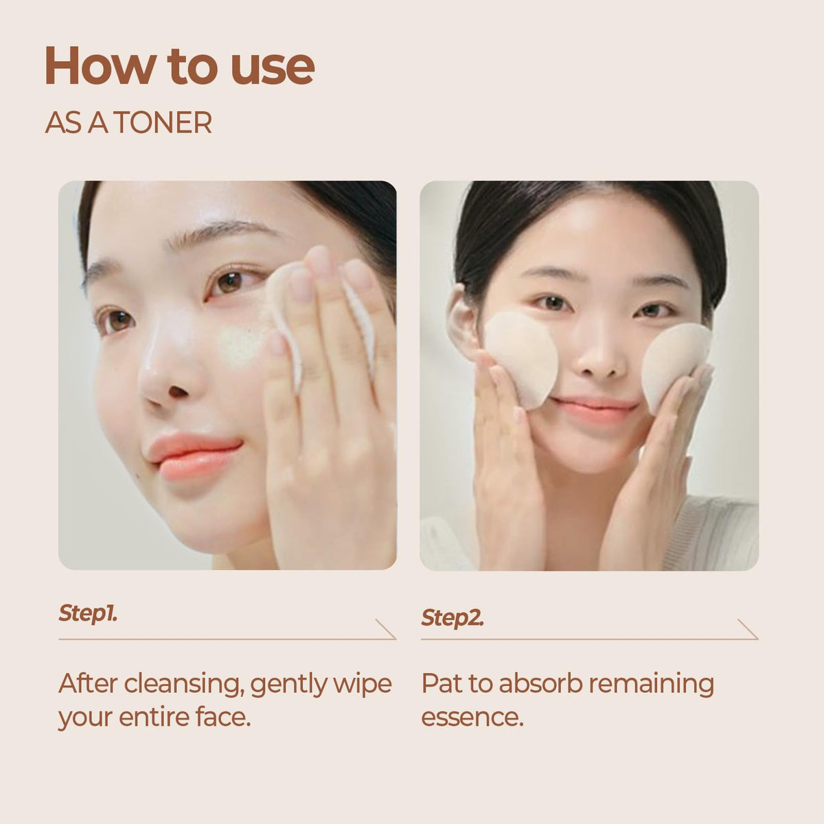 SKINFOOD 1957 Toner Pads with Acorn Peptides 250g for Japanese Skincare