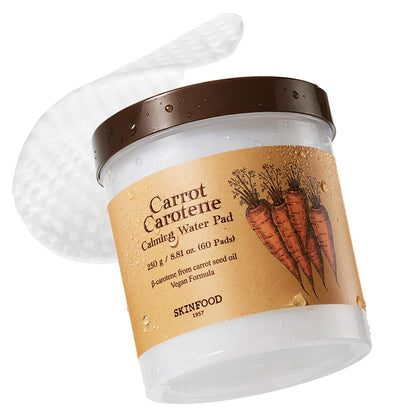 SKINFOOD Carrot Toner Pads 250g for Japanese Skincare