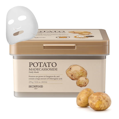 SKINFOOD Potato Madecassoside Daily Mask 10 Sheets for Daily Care